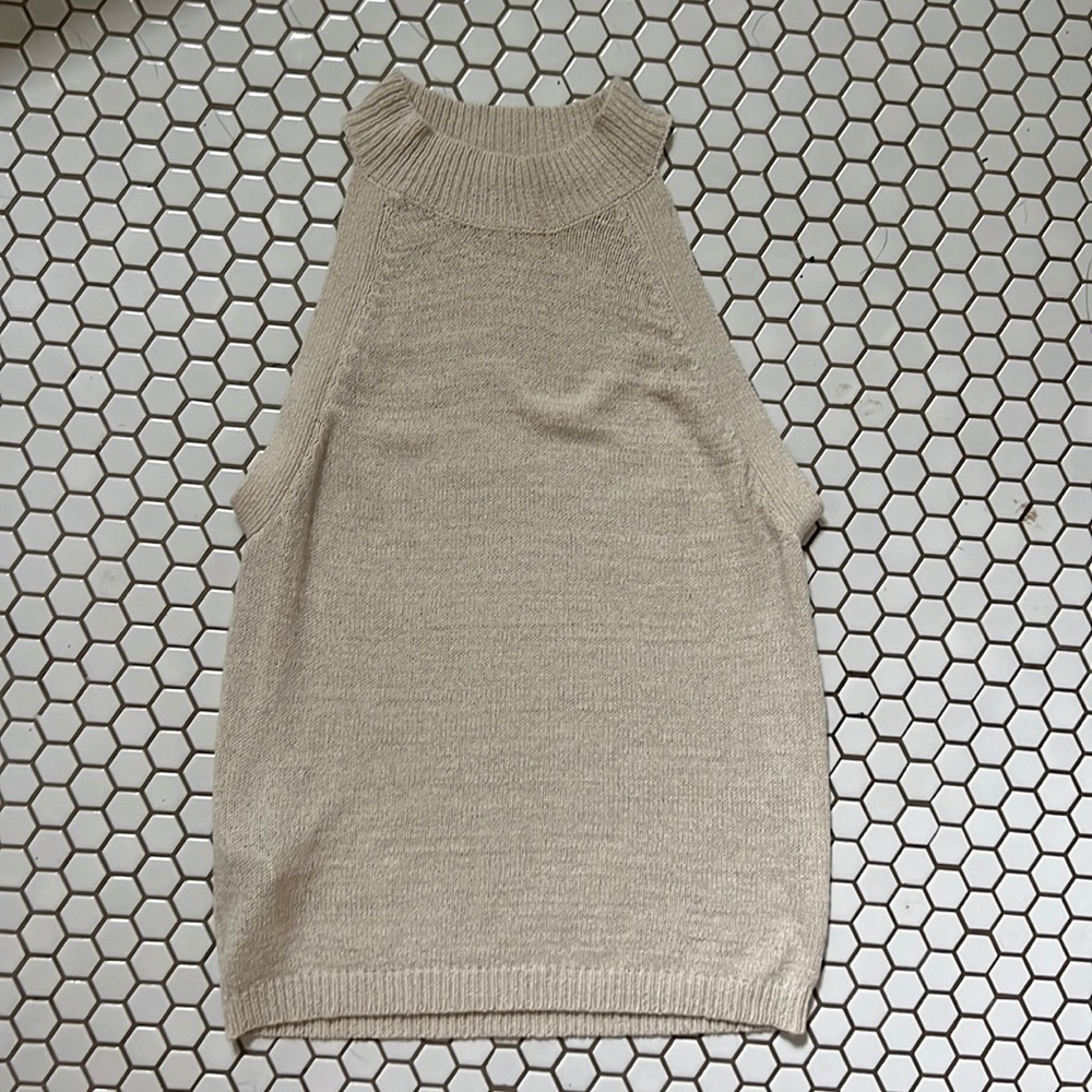 MANGO HIGHNECK SWEATER TANK
